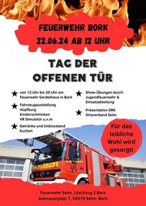 Tag der offenen Tür der Borker Feuerwehr am 22.06.2024